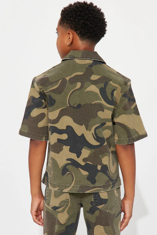 Mini Won't Do Camo Shirt - Camouflage