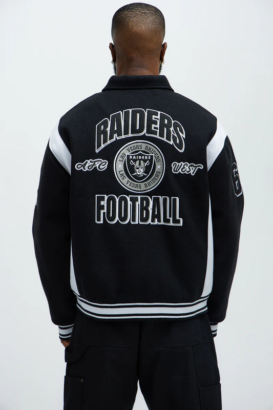 Raiders Air Supremacy Jacket - Black/White