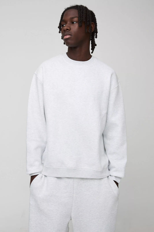 330GSM Basic Oversized Crew Neck Sweatshirt