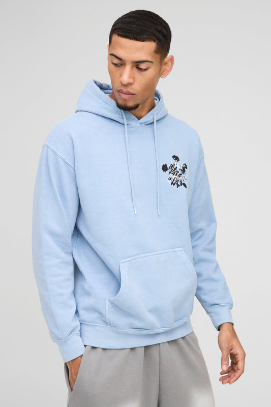 Washed Renaissance Graphic Hoodie