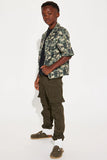Mini Wilcox Printed Shirt - Camouflage