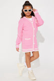 Mini Varsity Moment Mini Dress - Pink/combo