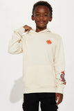 Mini Dragon Dreams Fleece Hoodie - Sand