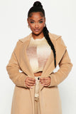 Soho Chic Coat - Camel