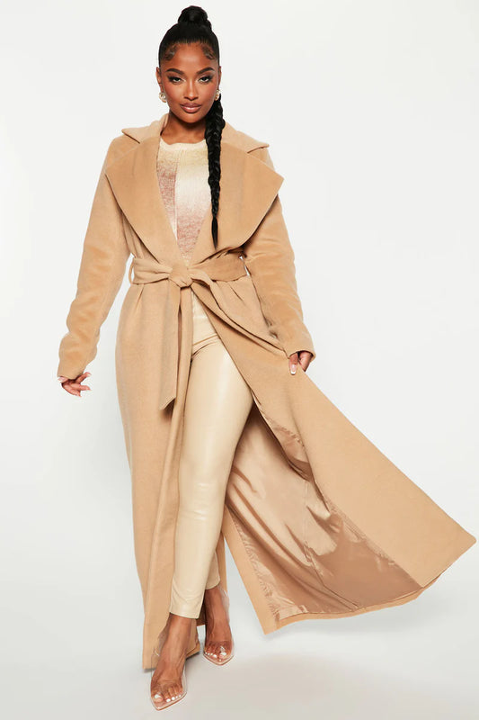 Soho Chic Coat - Camel