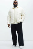 Closer To Sunrise Quilted Jacket - Cream