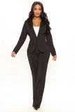 Business Per Usual Blazer Pant Set