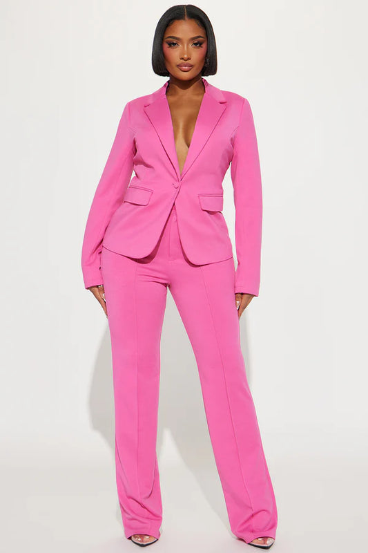 Business Per Usual Blazer Pant Set