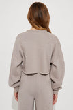 Mini Wake Up Blessed Washed Sweatshirt - Grey/combo