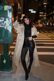 Know Your Lies Trench Coat - Black