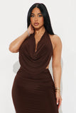 Make An Effort Maxi Dress - Burgundy