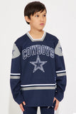 Mini Cowboys Hat Trick Hockey Top - Navy