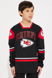 Mini Chiefs Hat Trick Hockey Top - Black