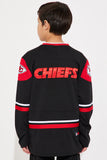 Mini Chiefs Hat Trick Hockey Top - Black