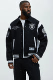Raiders Air Supremacy Jacket - Black/White