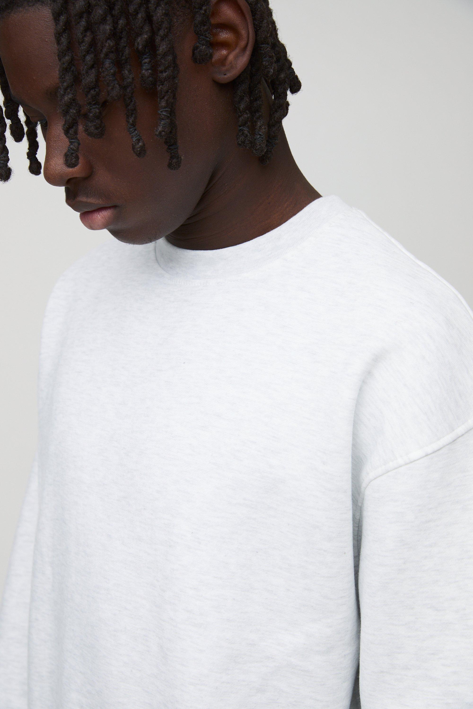330GSM Basic Oversized Crew Neck Sweatshirt