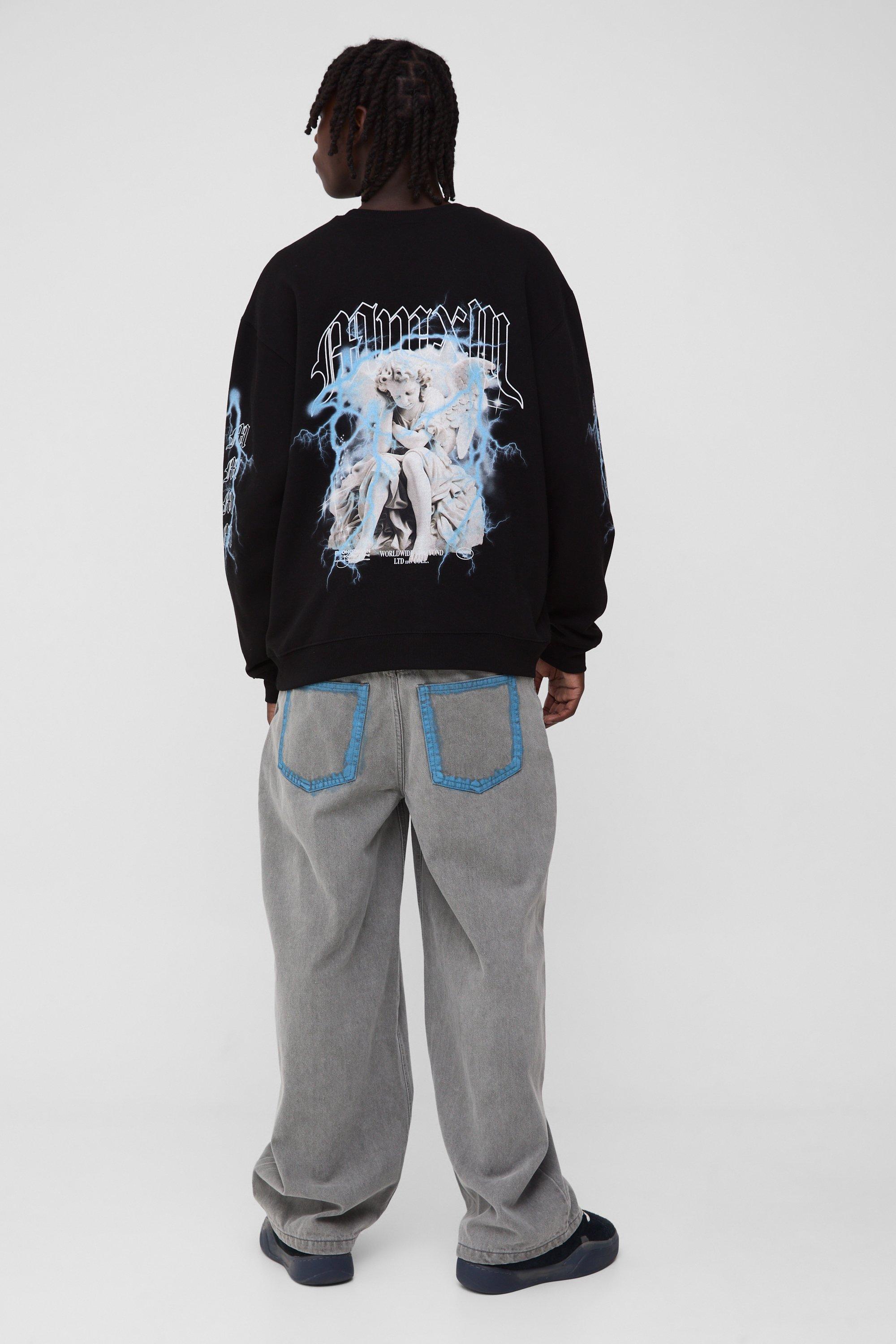 Oversized Renaissance Graphic Sweatshirt